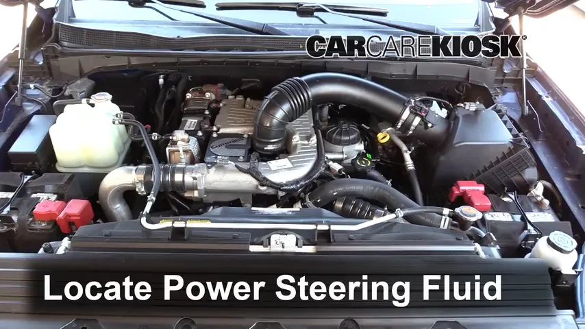 2018 Nissan Titan XD SL 5.0L V8 Turbo Diesel Power Steering Fluid